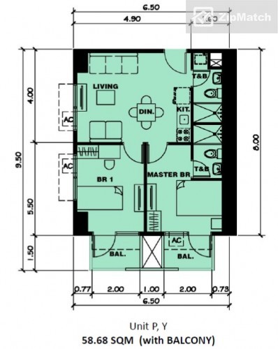                                     2 Bedroom
                                 2 Bedroom Condominium Unit For Sale in Kasara Urban Resort Residences big photo 5