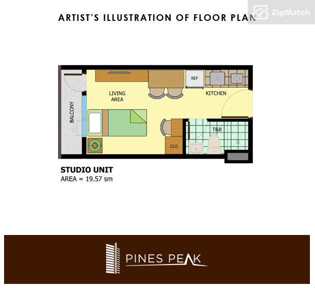                                     0
                                 Studio Type Condominium Unit For Sale in Pines Peak Tower big photo 7