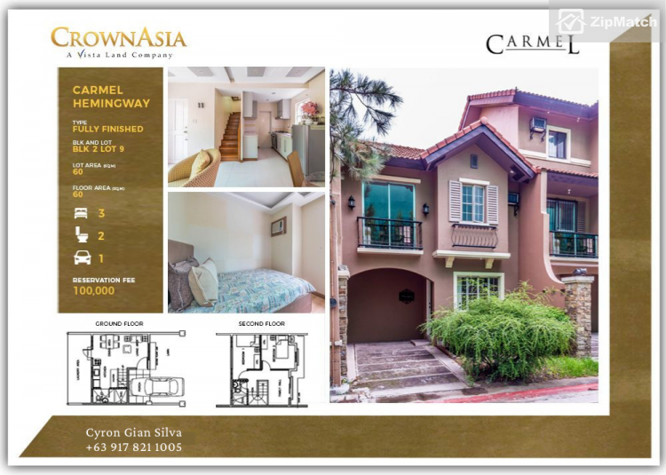                                     3 Bedroom
                                 3 Bedroom House and Lot For Sale in Crown Asia Carmel big photo 7