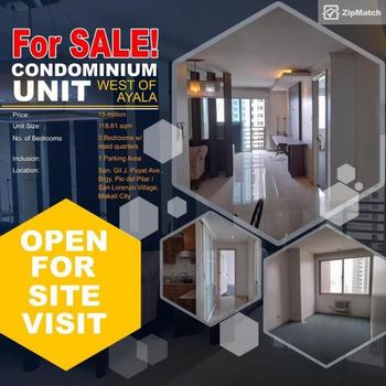 3 Bedroom Condominium Unit For Sale in West of Ayala