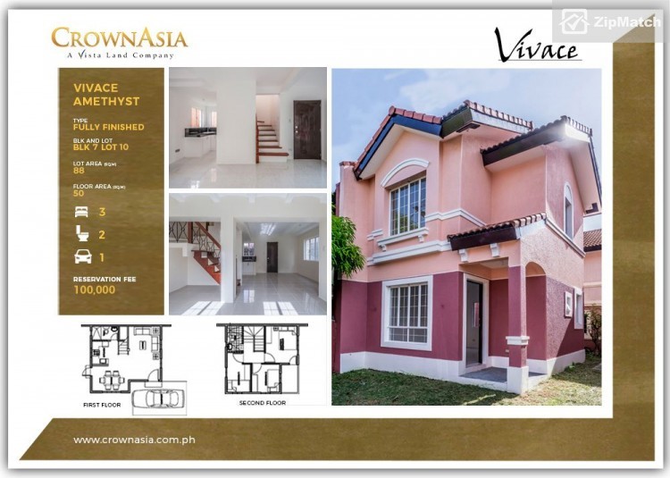                                     3 Bedroom
                                 3 Bedroom House and Lot For Sale in Vivace By Crown Asia big photo 2