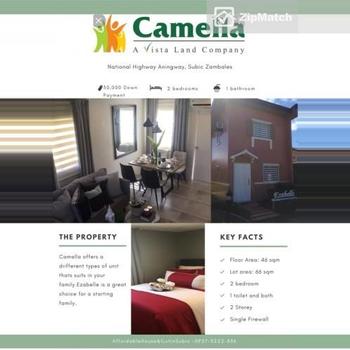 2 Bedroom House and Lot For Sale in Camella Subic