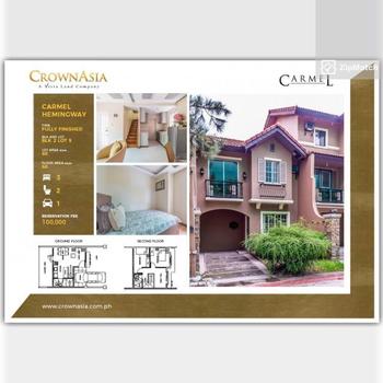3 Bedroom House and Lot For Sale in Crown Asia Carmel
