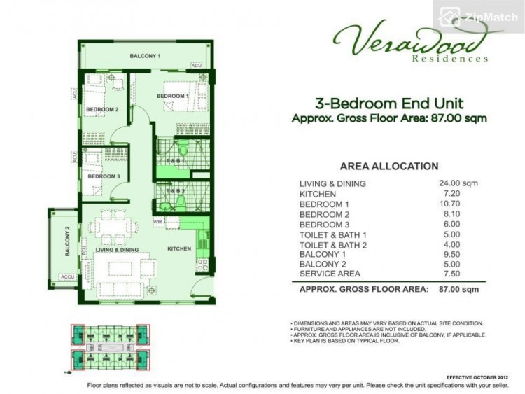                                     3 Bedroom
                                 3 Bedroom Condominium Unit For Sale in Verawood Residences big photo 5