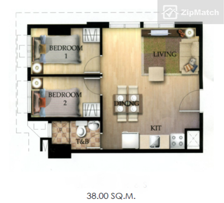                                     2 Bedroom
                                 2 Bedroom Condominium Unit For Sale in San Lorenzo Place big photo 8