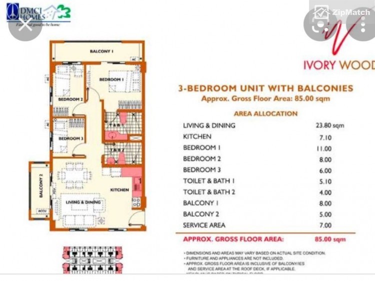                                     3 Bedroom
                                 3 Bedroom Condominium Unit For Sale in Ivory Wood big photo 5