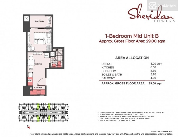                                     1 Bedroom
                                 1 Bedroom Condominium Unit For Sale in Sheridan Towers big photo 8