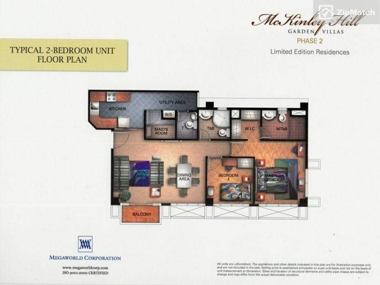                                     2 Bedroom
                                 2 Bedroom Condominium Unit For Sale in McKinley Hill Garden Villas big photo 14