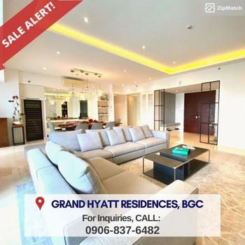 3 Bedroom Condominium Unit For Sale in Grand Hyatt Manila Residences