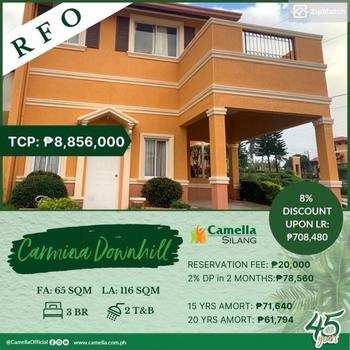3 Bedroom House and Lot For Sale in Camella Silang