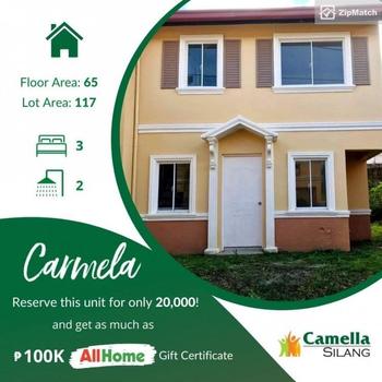 3 Bedroom House and Lot For Sale in Camella Silang