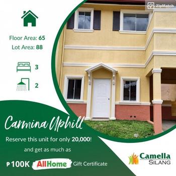 3 Bedroom House and Lot For Sale in Camella Silang