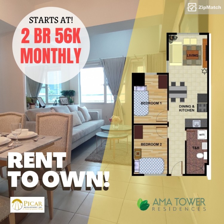                                     1 Bedroom
                                 1 Bedroom Condominium Unit For Sale in AMA Tower Residences big photo 1