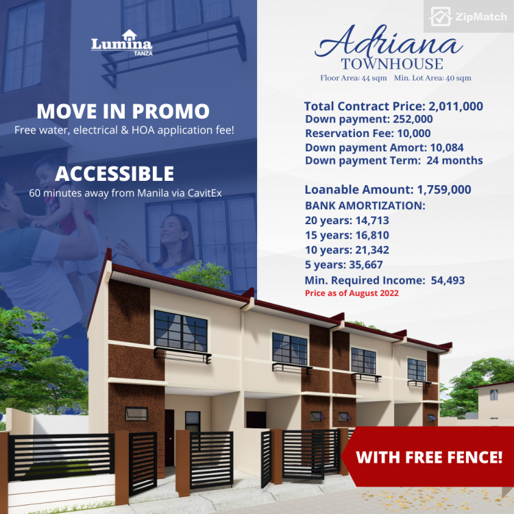                                     2 Bedroom
                                 2 Bedroom House and Lot For Sale in Lumina Homes Tanza big photo 1