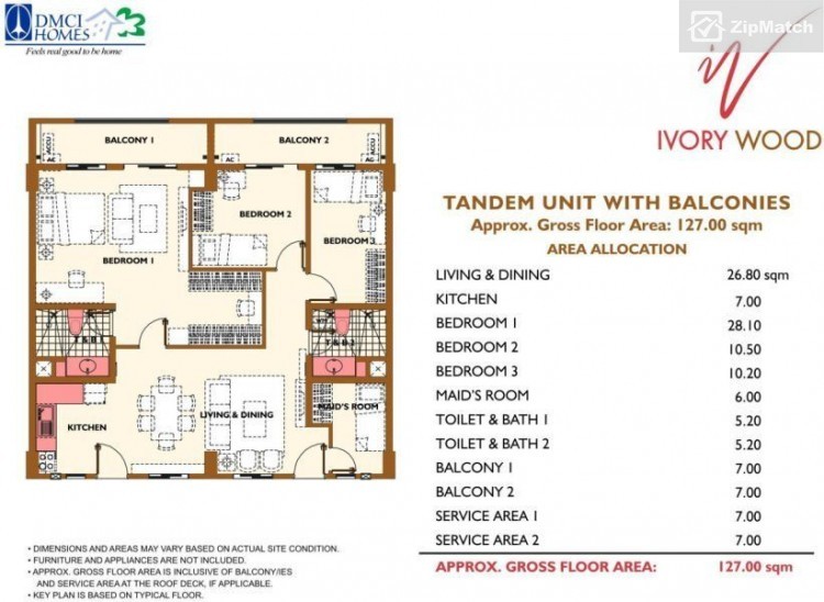                                     3 Bedroom
                                 3 Bedroom Condominium Unit For Sale in Ivory Wood big photo 10