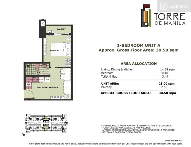                                     1 Bedroom
                                 1 Bedroom Condominium Unit For Sale in Torre de Manila big photo 16