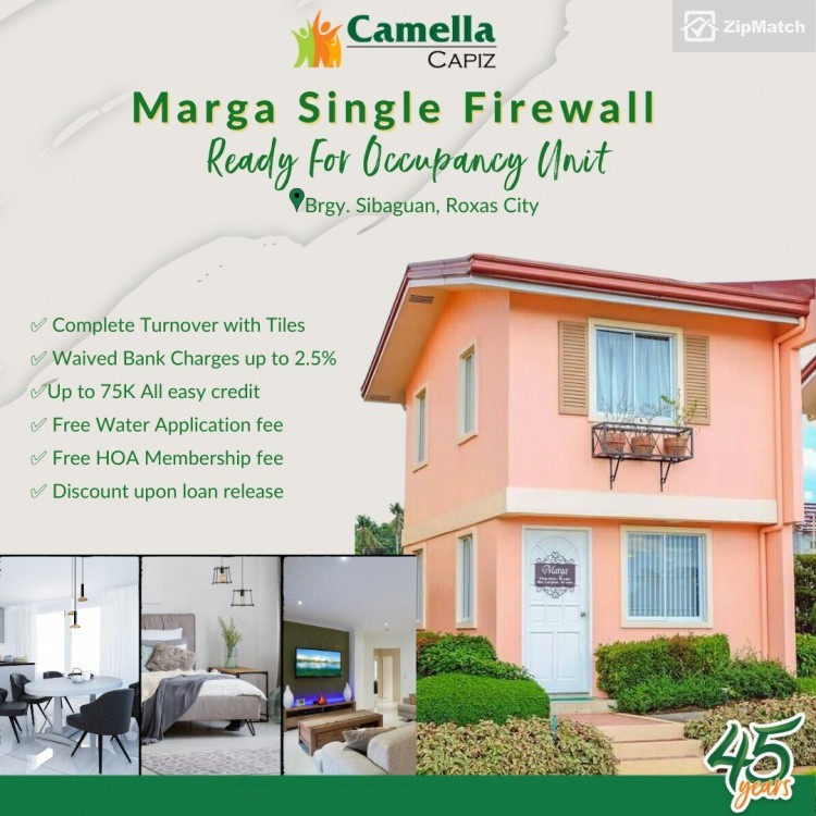                                     2 Bedroom
                                 2 Bedroom House and Lot For Sale in Camella Capiz big photo 1