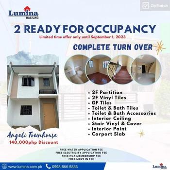 2 Bedroom House and Lot For Sale in Lumina Baliuag