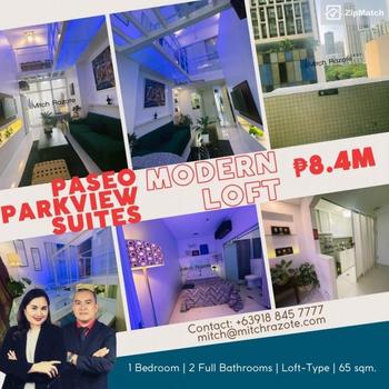 1 Bedroom Condominium Unit For Sale in Paseo Parkview Suites