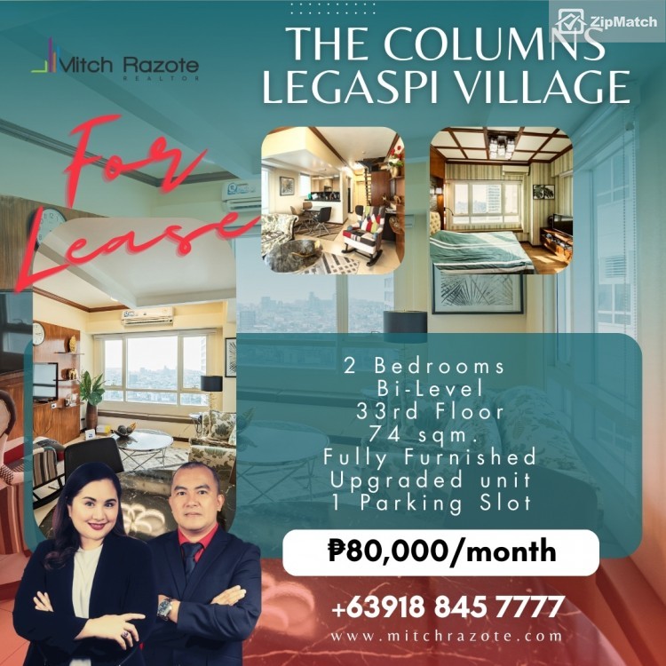                                     2 Bedroom
                                 2 Bedroom Condominium Unit For Rent in The Columns Legazpi Village big photo 1