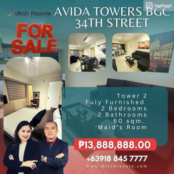 2 Bedroom Condominium Unit For Sale in Avida Towers 34th Street