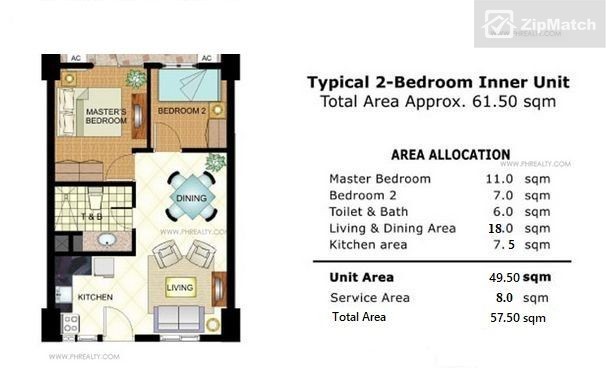                                     2 Bedroom
                                 2 Bedroom Condominium Unit For Sale in Rosewood Pointe big photo 6