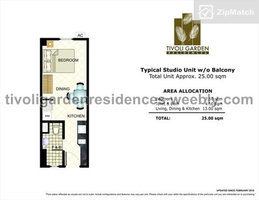                                     0
                                 Studio Type Condominium Unit For Sale in Trivoli Garden Residences big photo 1