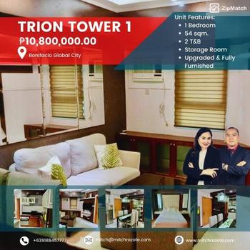1 Bedroom Condominium Unit For Sale in The Trion Towers