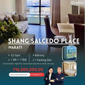 1 Bedroom Condominium Unit For Sale in Shang Salcedo Place