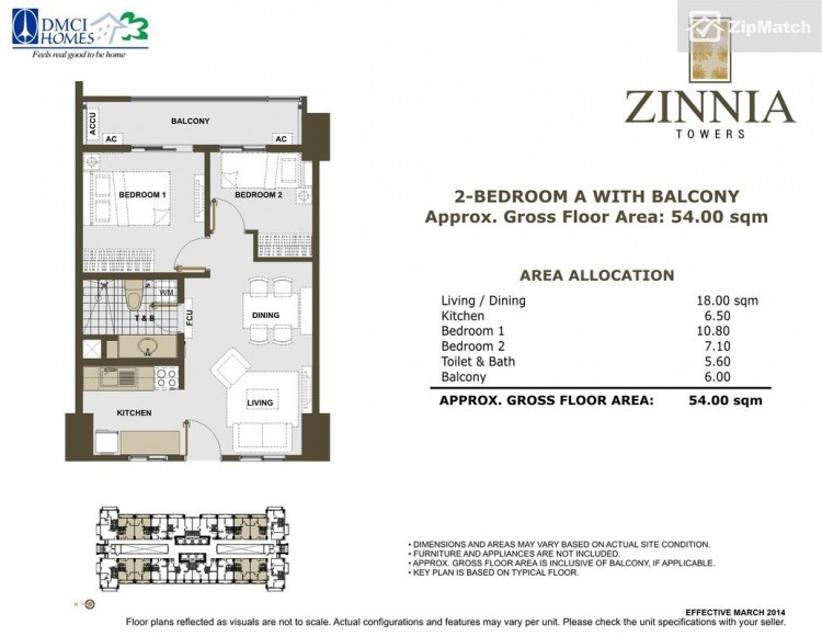                                     2 Bedroom
                                 2 Bedroom Condominium Unit For Rent in Zinnia Towers big photo 8