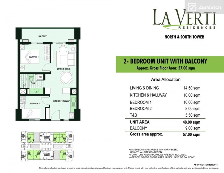                                     2 Bedroom
                                 2 Bedroom Condominium Unit For Rent in La Verti Residences big photo 9