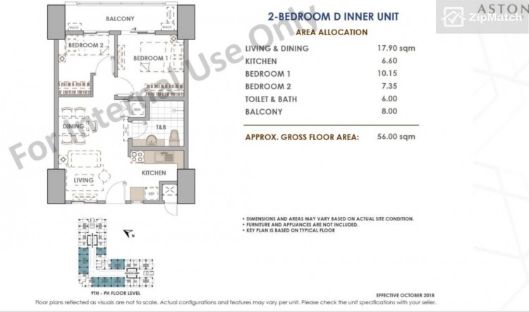                                     2 Bedroom
                                 Studio Type Condominium Unit For Sale in Aston Residences big photo 8