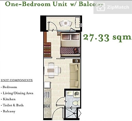                                     1 Bedroom
                                 1 Bedroom Condominium Unit For Rent in Grace Residences big photo 5