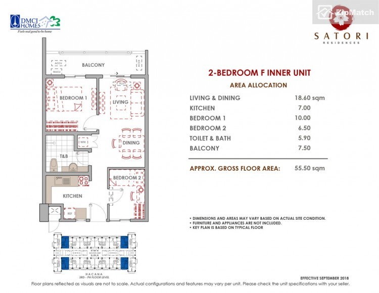                                     2 Bedroom
                                 2 Bedroom Condominium Unit For Rent in Satori Residences big photo 8