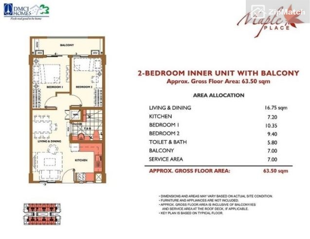                                     2 Bedroom
                                 2 Bedroom Condominium Unit For Rent in Maple Place big photo 8