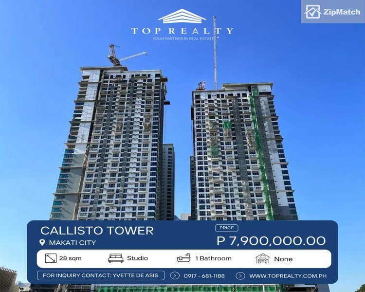                                     0
                                 Studio Type Condominium Unit For Sale in Callisto big photo 1