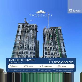 Studio Type Condominium Unit For Sale in Callisto