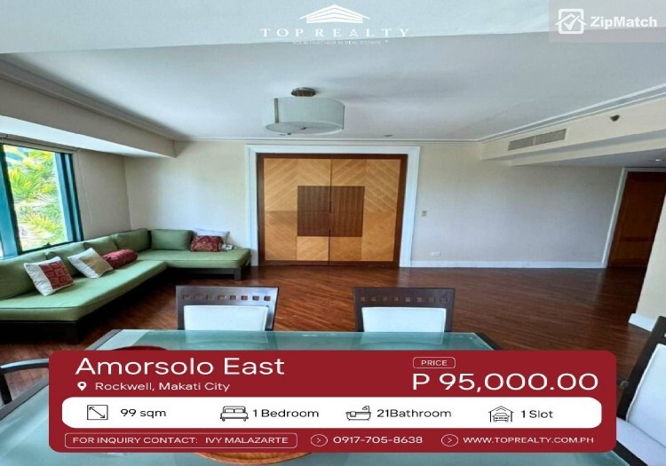                                     1 Bedroom
                                 1 Bedroom Condominium Unit For Rent in Amorsolo Square big photo 1