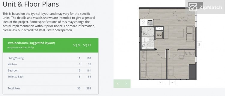                                     2 Bedroom
                                 2 Bedroom Condominium Unit For Sale in amaia skies shaw big photo 7