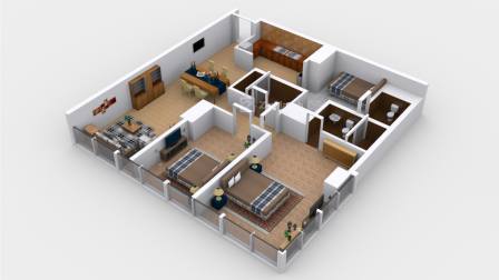 Uptown Ritz Residence - Condominium in Fort Bonifacio Global City, Taguig City interactive floor plan