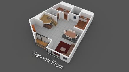 Rosal Residences - Townhouse in New Manila, Quezon City interactive floor plan