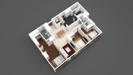 Uptown Ritz Residence - Condominium in Fort Bonifacio Global City, Taguig City interactive floor plan