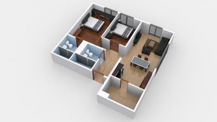 The Montane - Condominium in Fort Bonifacio Global City, Taguig City interactive floor plan