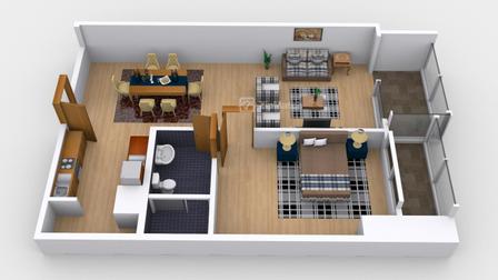 Two Serendra - Condominium in Fort Bonifacio Global City, Taguig City interactive floor plan