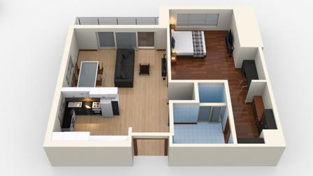 Park Terraces - Condominium in West Street cor A. Arnaiz Avenue, Makati City interactive floor plan
