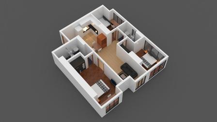 Congressional Town Center - Condominium in #23 Congressional Avenue, Quezon City interactive floor plan