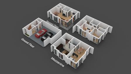 Residencia Sikatuna - Townhouse in 32 St., Matipid, Sikatuna Village, Quezon City interactive floor plan