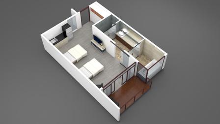 Anya Resort and Residences - Condominium in Buenavista Hills Road, Tagaytay City interactive floor plan