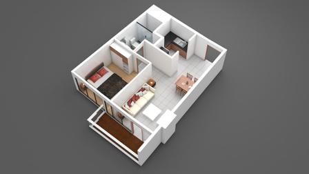 The Florence - Condominium in McKinley Hill, Taguig City interactive floor plan