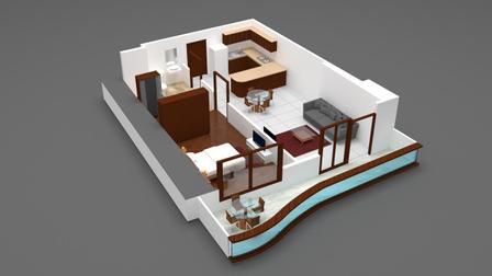 The Royalton at Capitol Commons - Condominium in Brgy. Oranbo, Pasig City interactive floor plan